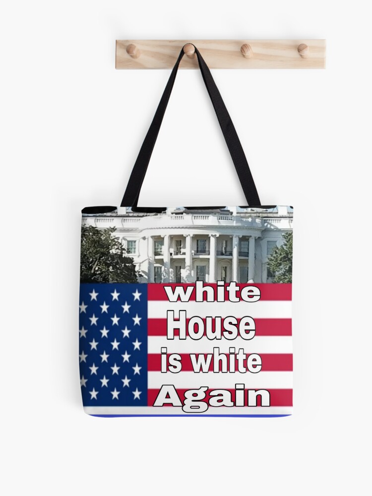 White House is White Again Apparels and Essentials — Tote Bag