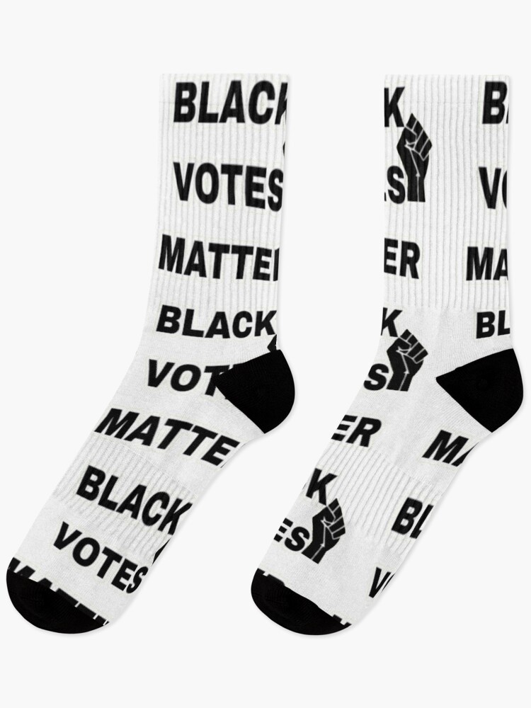 Black Votes Matter Civil Rights Design — Socks